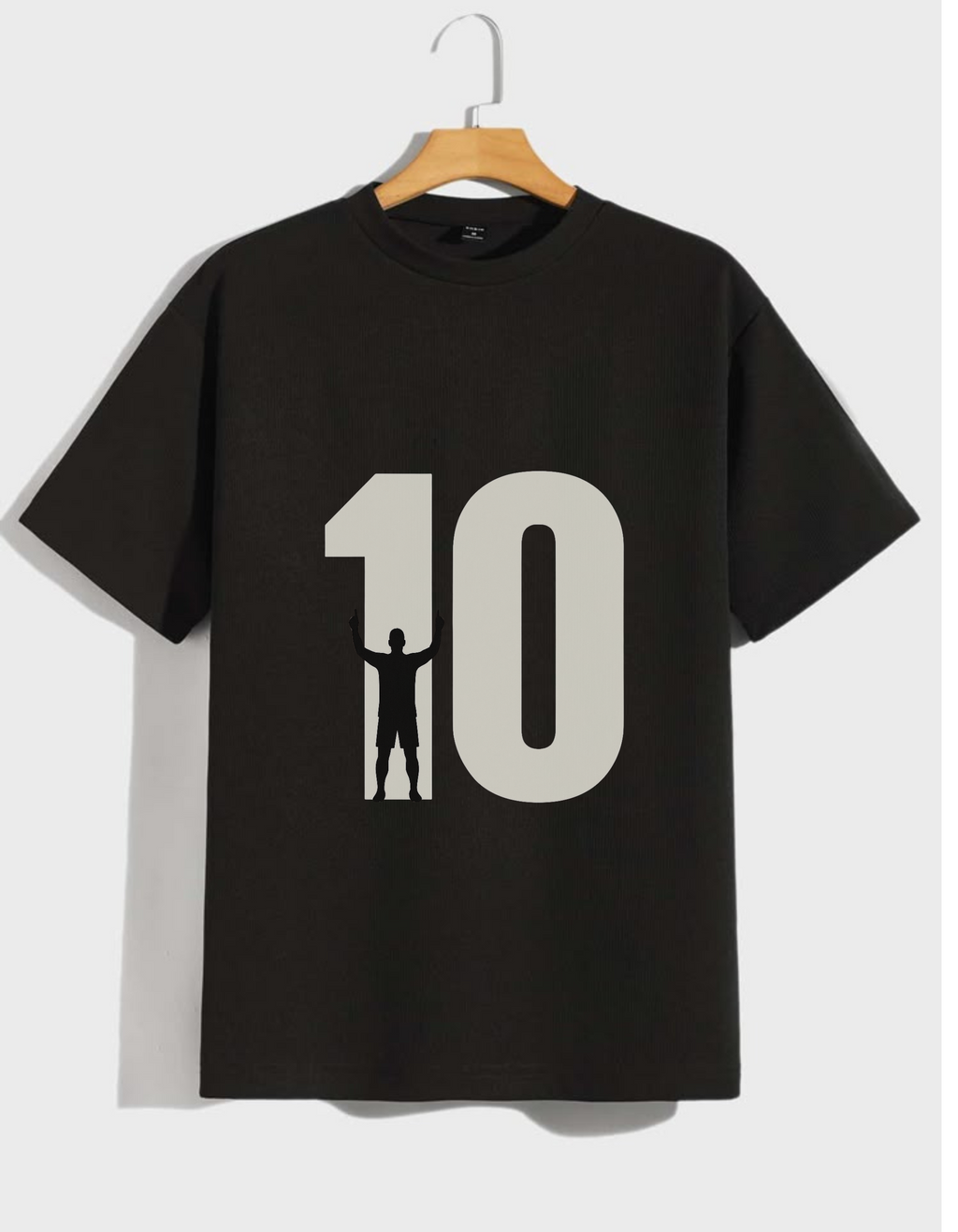 "Number 10 Legend" Minimal Football Icon T-Shirt